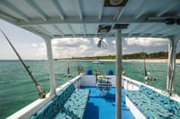 Enjoy a secluded day of private fishing in the clear waters near Kendwa Beach and relax with incredible views of the Zanzibar coastline!