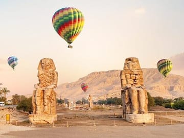 Luxor Full-Day: Balloon, West Bank Tour and Private Felucca