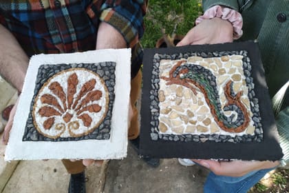 Join us for a captivating 3-hour mosaic workshop and create your own mosaic in Sparta, Greece in the Southern Peloponnese.