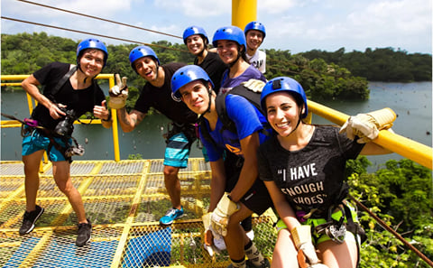 Horseback riding zip line boat ride adventures edge