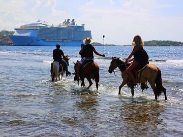 Horseback Riding and Beach Break in Coxen Hole, Honduras
