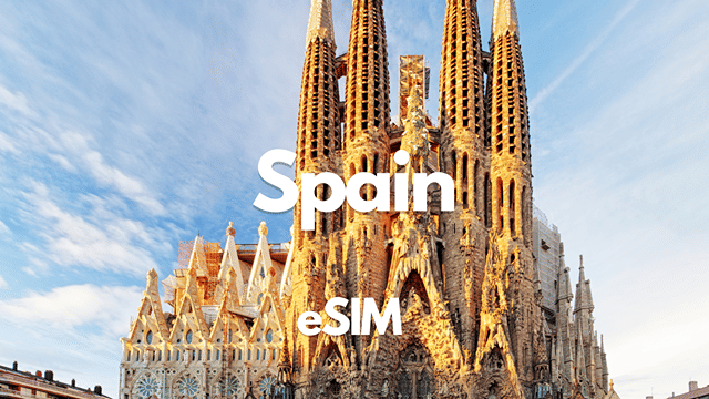 Valencia (Spain) Data eSIM : 0.5GB to 2GB/daily - 30 Days