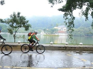 Cycle Tour Along the Mahaweli River in Kandy, Sri Lanka
