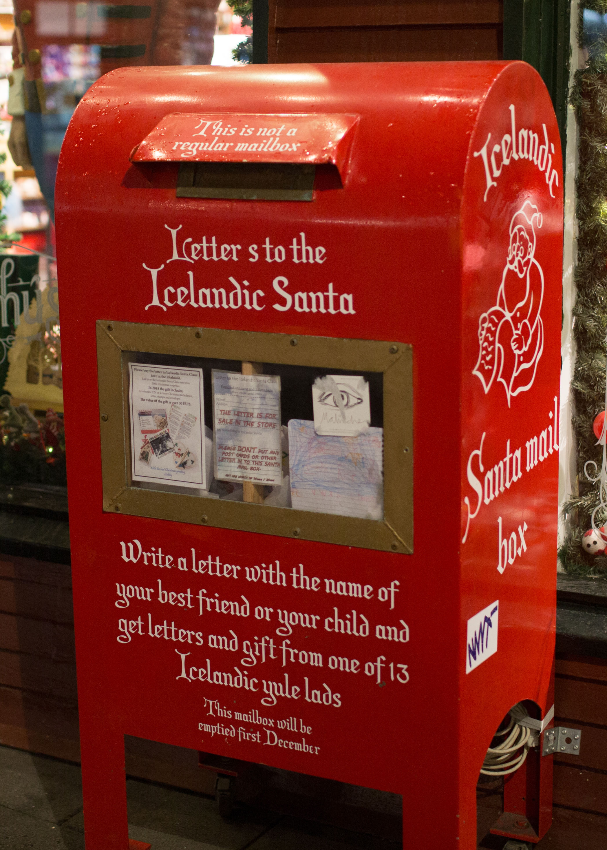 The postbox to the Icelandic Santa's