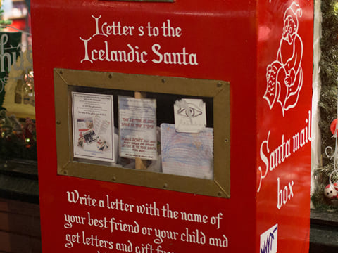 The postbox to the Icelandic Santa's