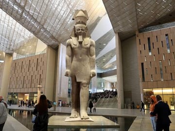 Bus Tour to the Grand Egyptian Museum and Pyramids from Sharm El-Sheikh