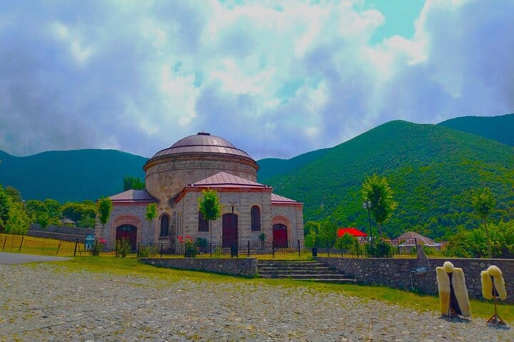 Sheki-temple-church-Round Temple Sheki-dairevi mebed-Sheki tour