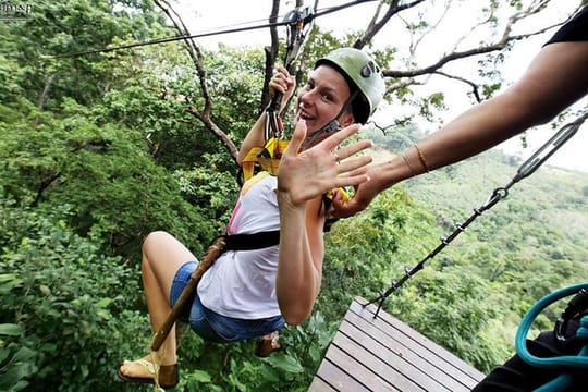 Flying Hanuman Ziplining Experience