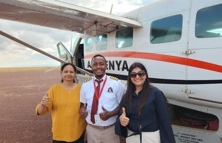4 Days Maasai Mara Flying Luxury Safari at Keekorok Lodge on Jeep