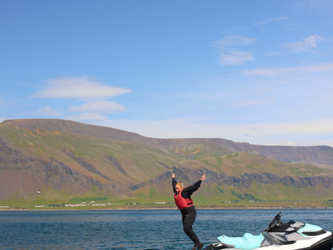 Private Jet ski tour with lunch/dinner on Viðey, photo 5