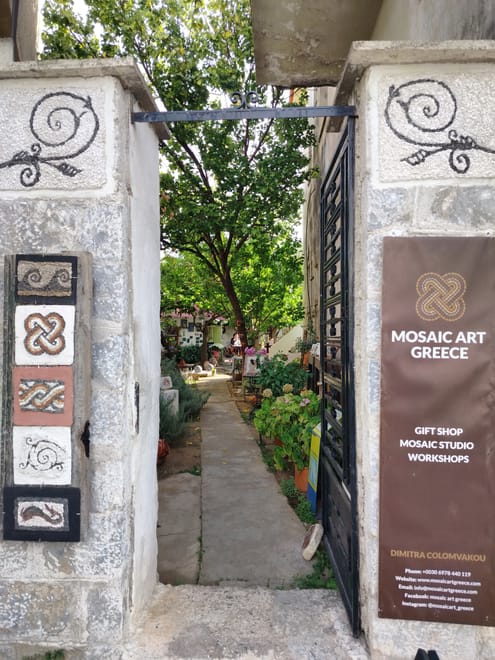 Join us for a captivating 3-hour mosaic workshop and create your own mosaic in Sparta, Greece in the Southern Peloponnese. photo 2