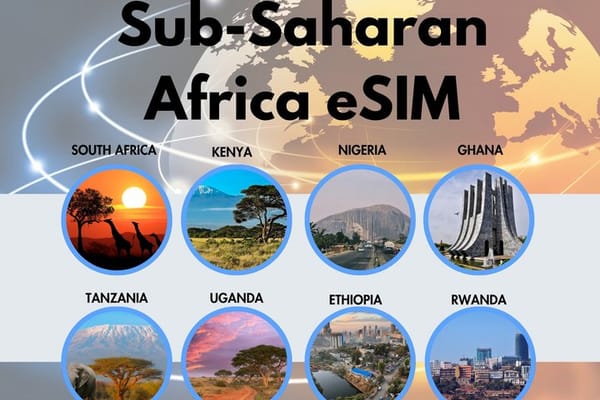 Sub-Saharan Africa eSIM (Instant Delivery)