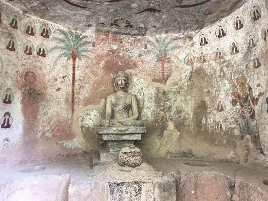 Private Day Tour to Bingling Temple Caves from Lanzhou