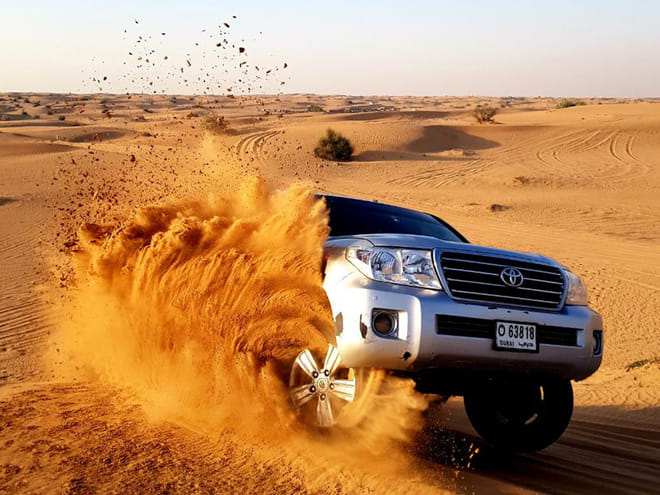 Private Half day Dubai city tour & Desert Safari with BBQ dinner