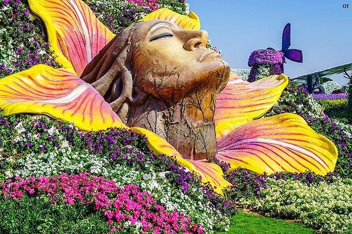 Dubai's Enchanting Tour: Miracle Garden, Butterfly Garden & Global Village