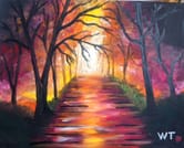 Friday Nights Paint and Sip Art Session 2 for 1 Offer Brisbane City 3