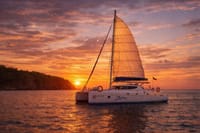 Playa Flamingo Sunset Catamaran Cruise with Open Bar & Snorkeling 1