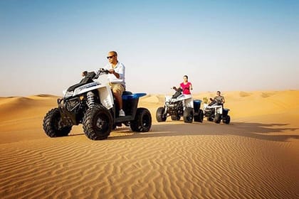 Private Half Day Quad Bike Safari Tour with Dinner from Hurghada