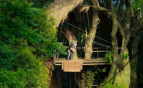 Flying Hanuman Zipline & Abseil Adventure with Hotel Transfer