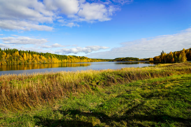 Beautiful sceneries of Finnish Lapland