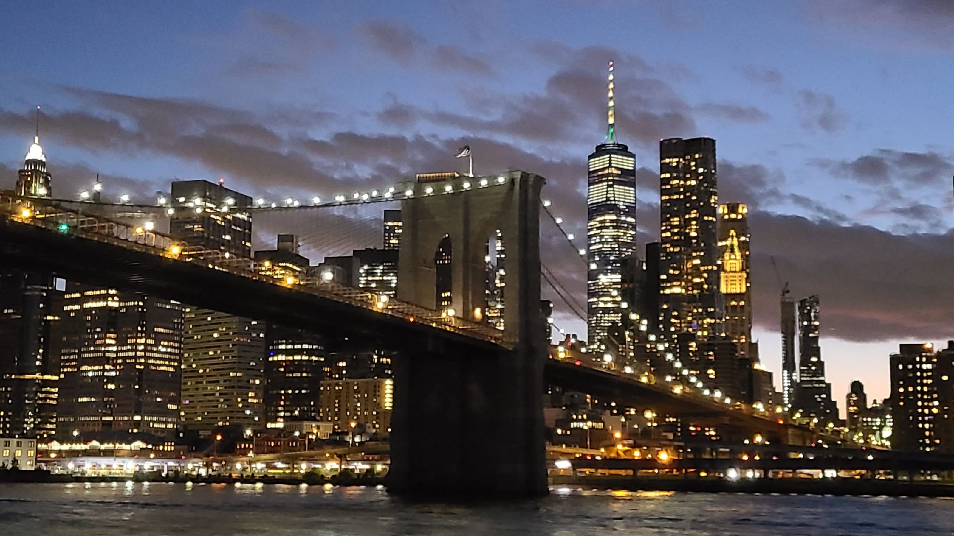 NYC Skyline and Statue of Liberty Harbor Lights Night Cruise