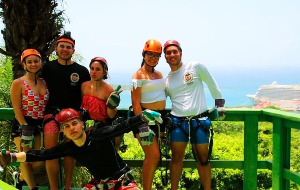 Extreme Zipline Adventure and Wildlife Tour in West End, Honduras