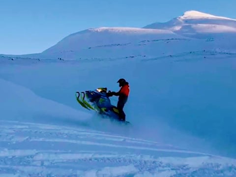 Adventure snowmobile tour Akureyri, photo 21
