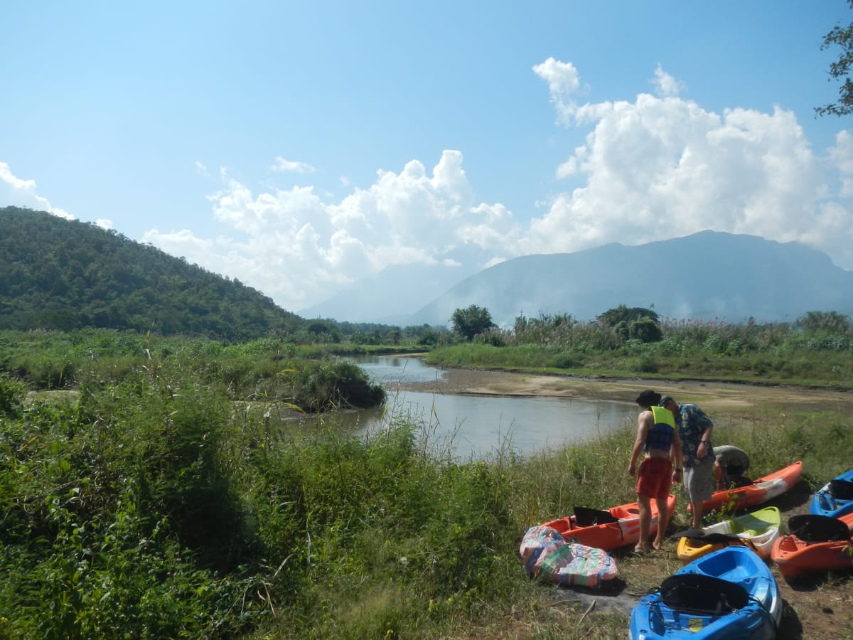 “KAYAK F” 2-Day Mae Ping River Kayaking Adventure from Chiang mai