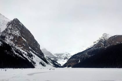 Lake Louise Johnston Canyon Icewalk Banff Town tour from Banff