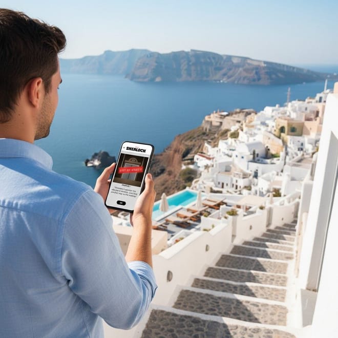 Santorini Fira Self-Guided Sherlock Holmes Murder Mystery Game 6