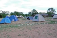 Campsite in serengeti