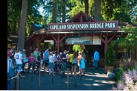 Entrance of Capilano Suspension Bridge.