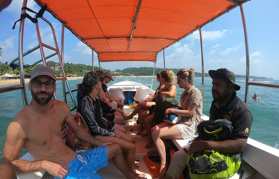 Snorkeling in Unawatuna