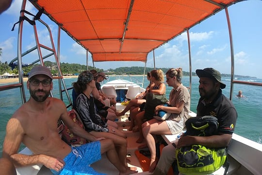 Snorkeling in Unawatuna