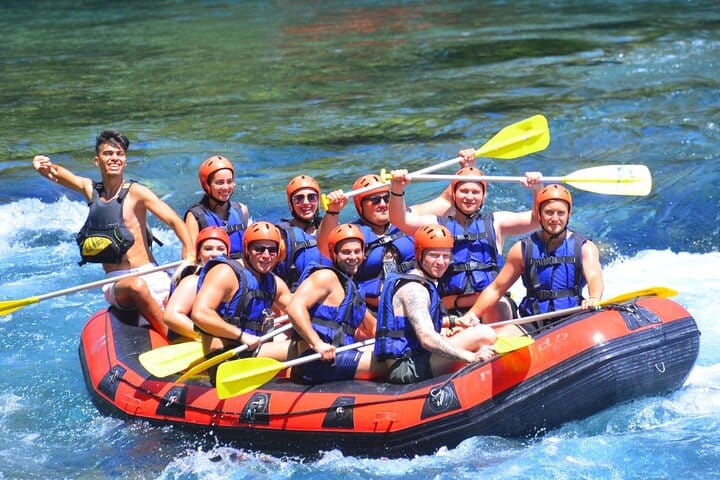 Canyoning Rafting and Zipline Adventure from Antalya
