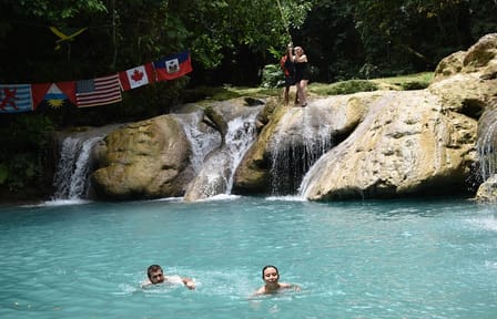 Blue Hole and Dunn's River Falls Tour from Grand Palladium
