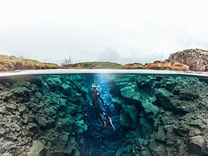 PRIVATE: Silfra Snorkeling - with underwater photos / From Reykjavik