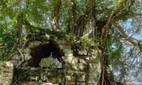 Sunrise at BengMealea with hidden Jungle -Ancient Carving (Peang Komnou) The Rock art Sanctuary 3