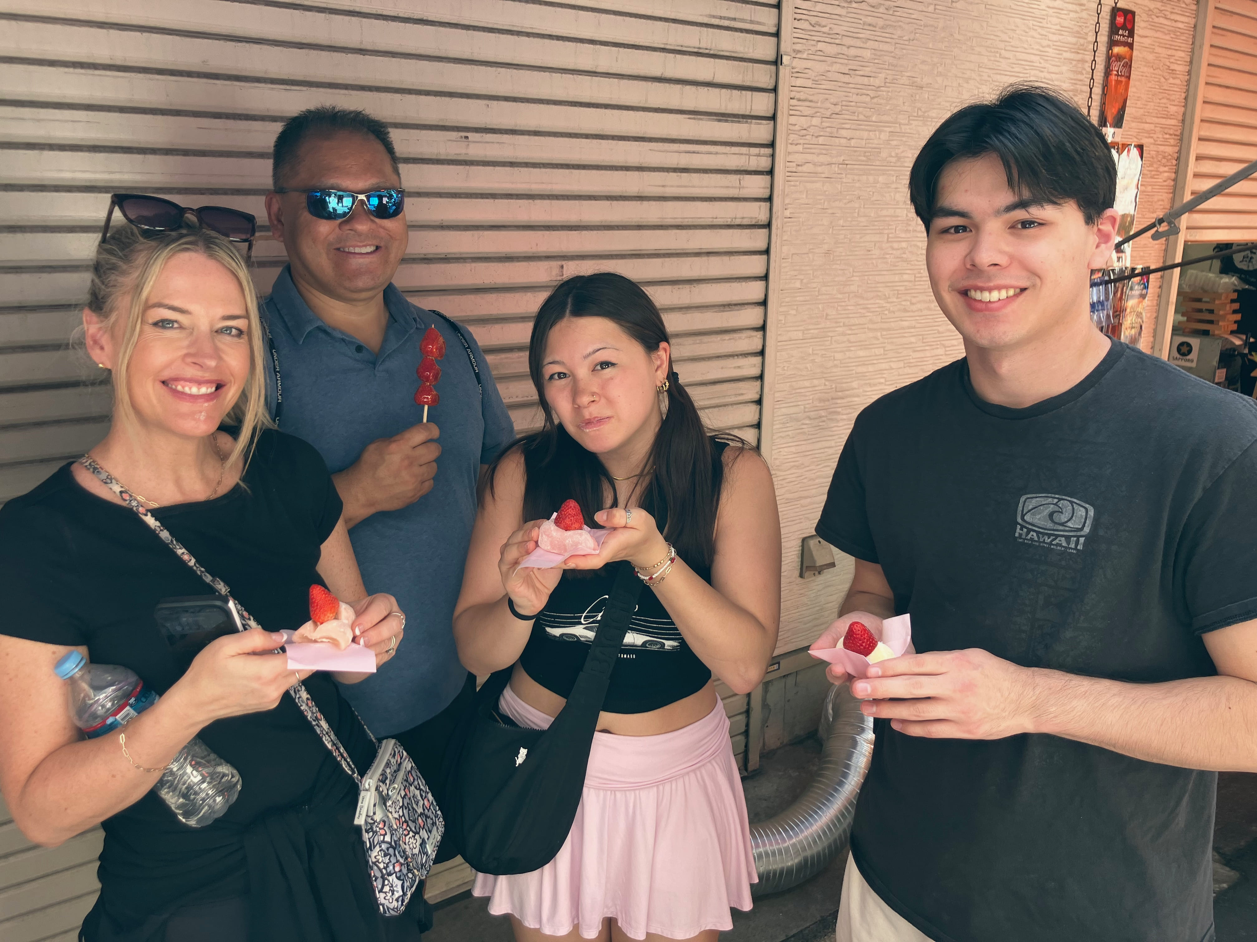 Guests enjoying Japanese 