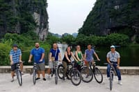 Biking in Tam Coc