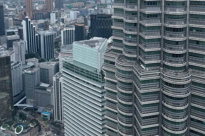 View from Skybridge PETRONAS Twin Tower