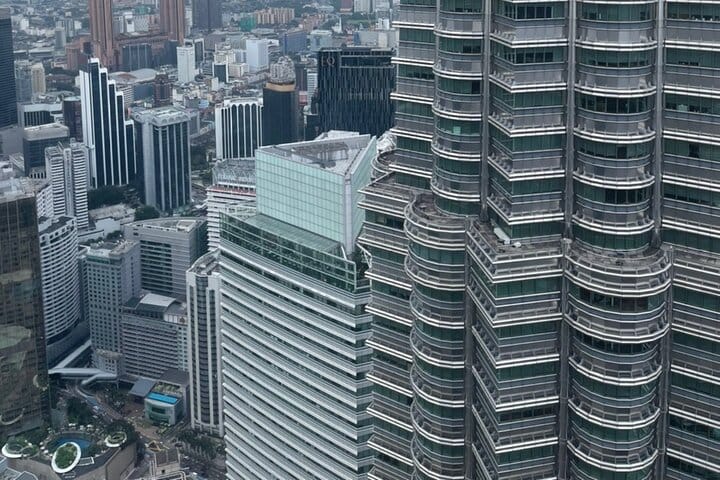 View from Skybridge PETRONAS Twin Tower