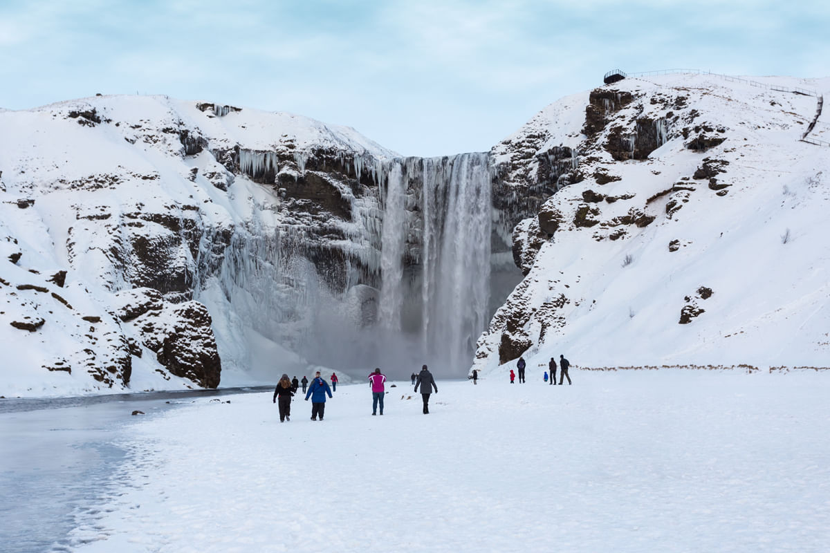 Skogafoss in Winter