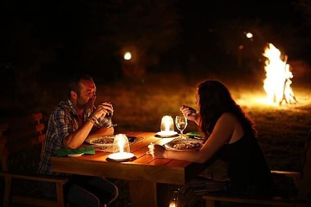 BBQ Dinner Under the Stars in Yala Jungle with Private Jeep Transfer