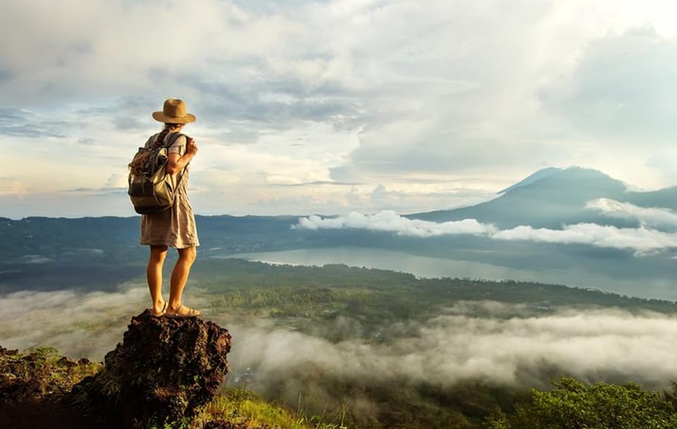 Full-Day Mount Batur Sunrise Trek and Hot Springs Experience