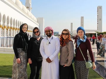 Abu Dhabi City Tour Grand Mosque from Ras al Khaimah