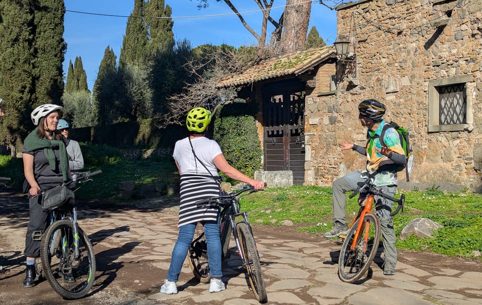 Ebike Tour of Appia Antica and San Sebastiano Catacombs in Rome