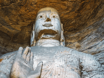 Datong: Transfer or Tour to Yungang Grottoes&Hanging Temple