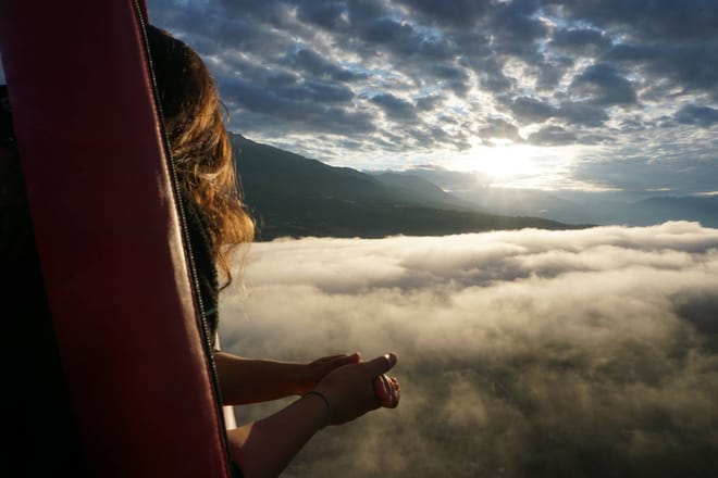 Iceland from the Sky – Limited Summer Shared Hot Balloon Experience with Champagne