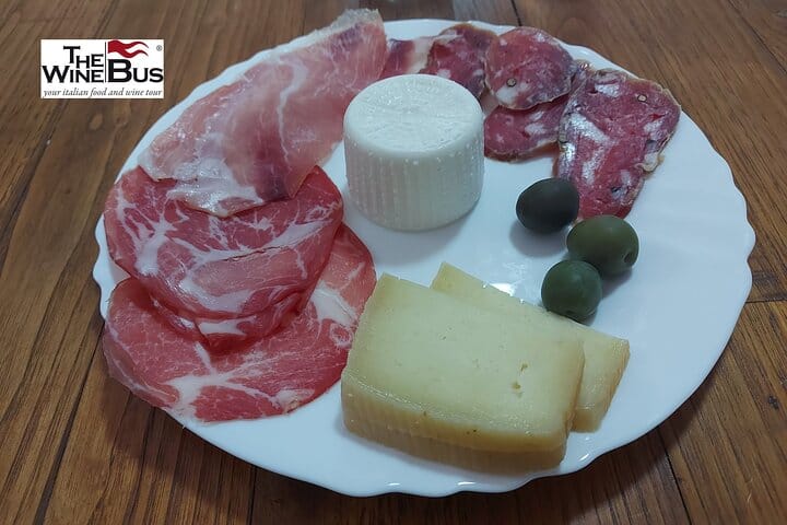 Antipasto for wine tasting